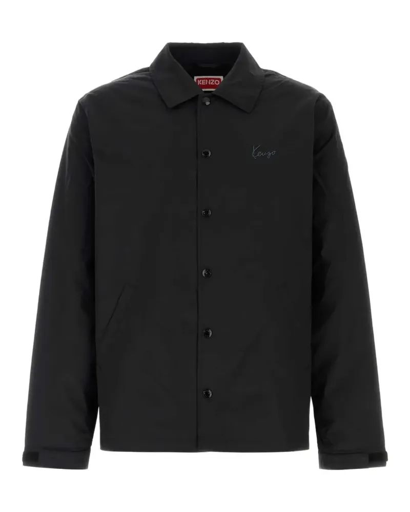 Kenzo Signature Coach Jacke - Schwarz Schwarz