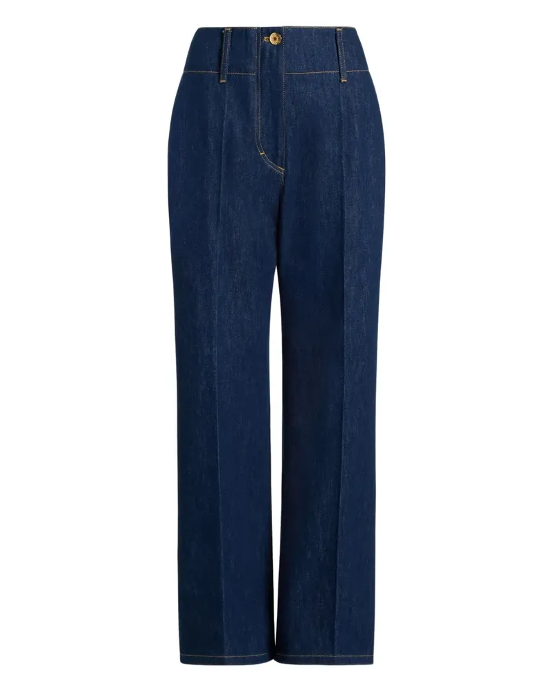 Patou Jeans mit weitem Bund - Blau Blau