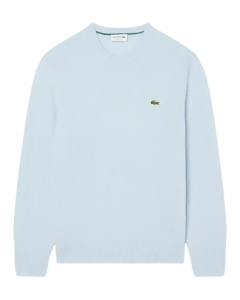 Lacoste Wollpullover mit rundem Ausschnitt - Blau Blau