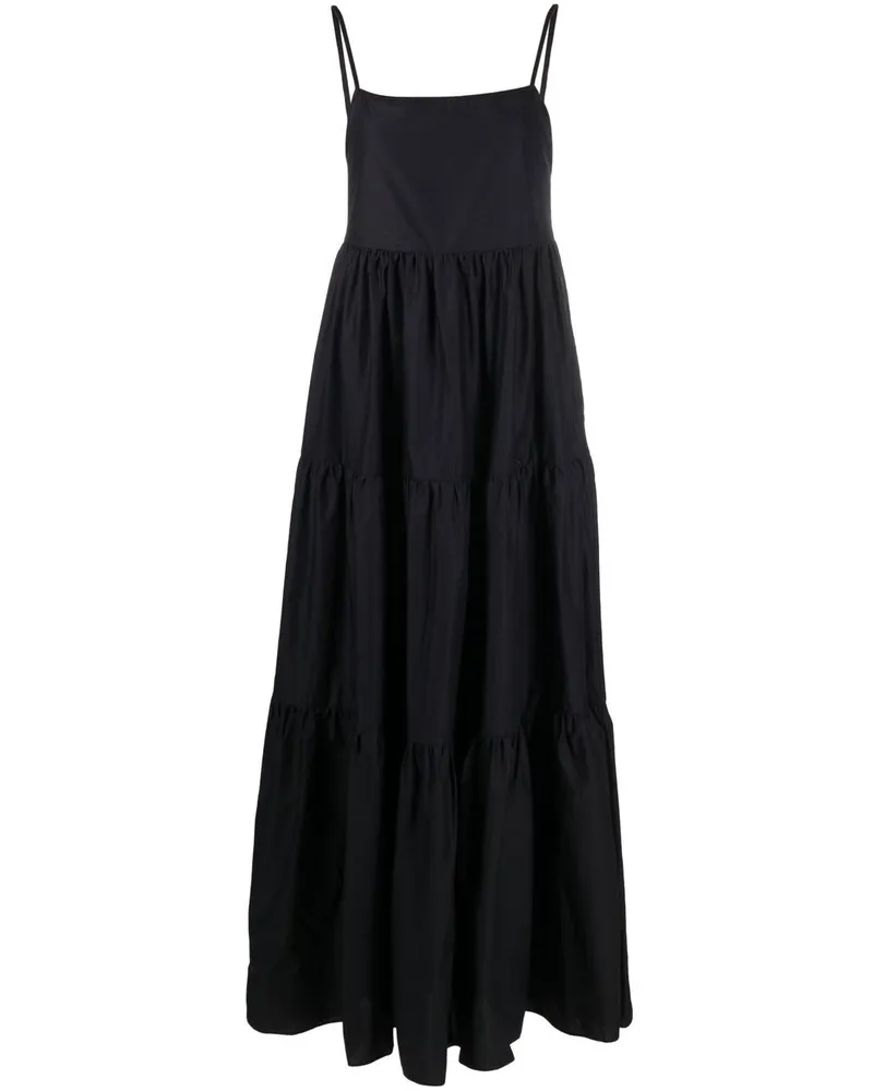 Matteau The Tiered Kleid - Schwarz Schwarz