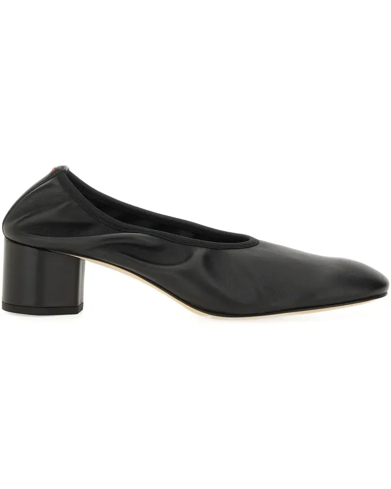 aeyde 45mm Gemma block-heel pumps - Schwarz Schwarz