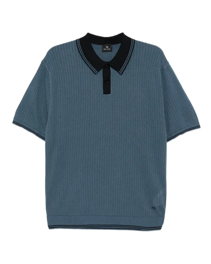 Paul Smith Gestricktes Poloshirt - Blau Blau