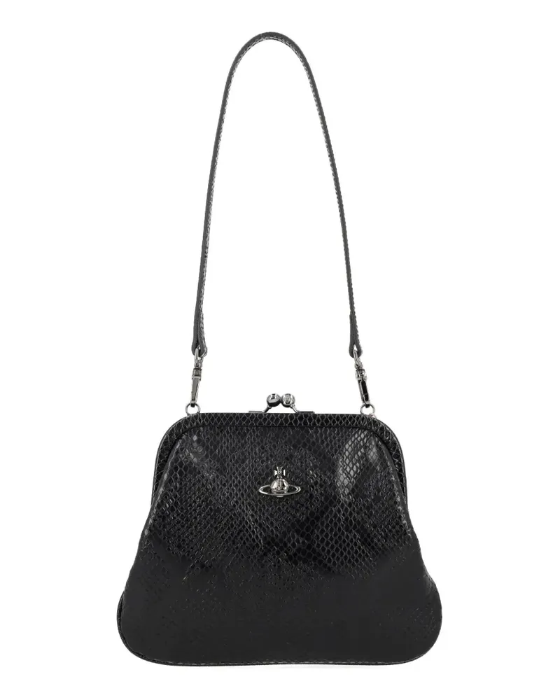 Vivienne Westwood Orb-logo shoulder bag - Schwarz Schwarz