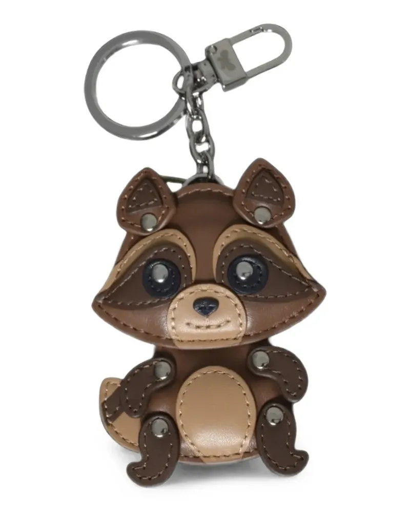 Max Mara raccoon-motif keyring - Braun Braun