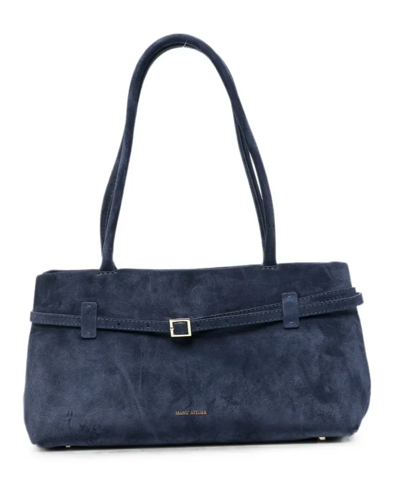 Manu Atelier Le Cambon buckle-detail East-West bag - Blau Blau