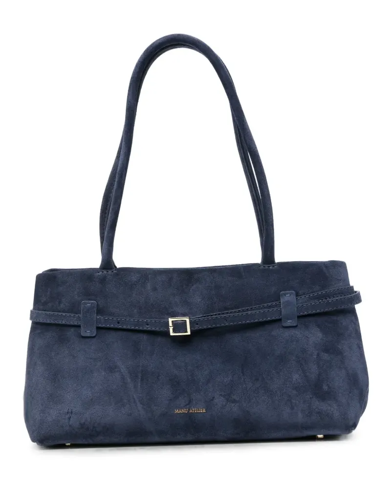 Manu Atelier Le Cambon buckle-detail East-West bag - Blau Blau