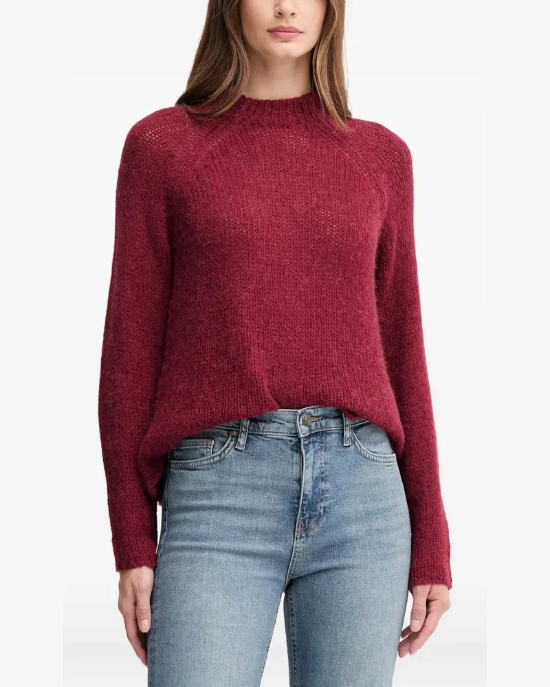 JOOP! Kara crew-neck medallion-detail sweater - Rot Rot