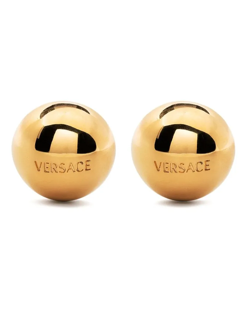 Versace Sphere  Tiles earrings - Gold Gold