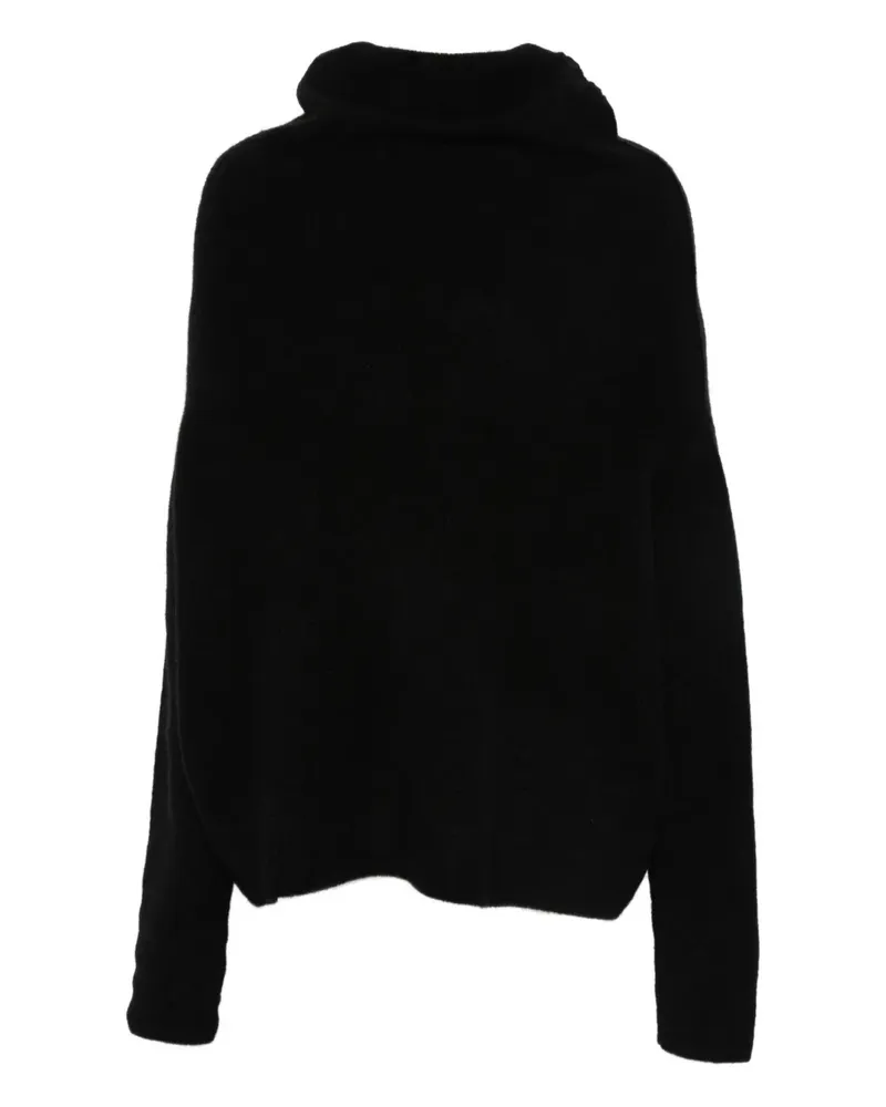 Rick Owens Shroud Kapuzenpullover - Schwarz Schwarz