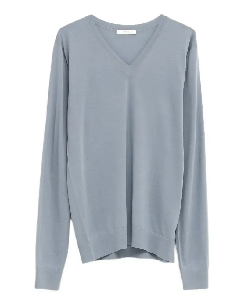 The Row Pullover mit V-Ausschnitt - Blau Blau