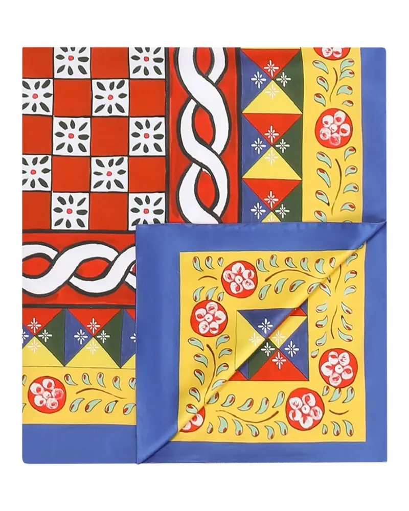 Dolce & Gabbana Bettbezug aus Baumwolle (260cm x 220cm) - Rot Rot