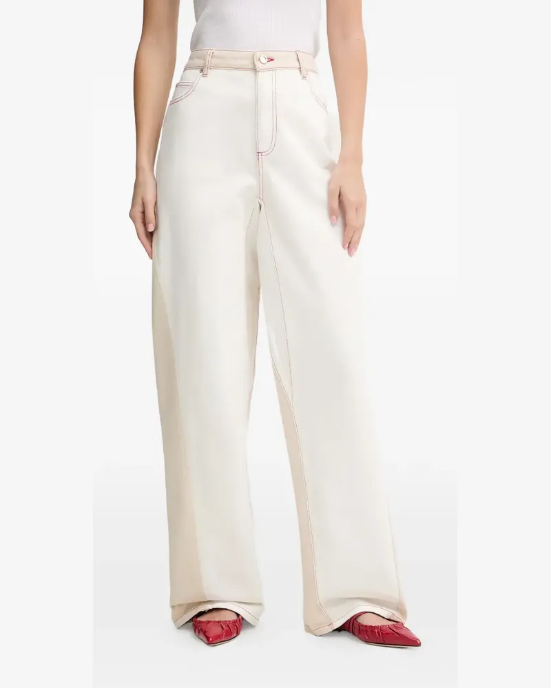 Stine Goya Jeans mit Ziernähten - Nude Nude