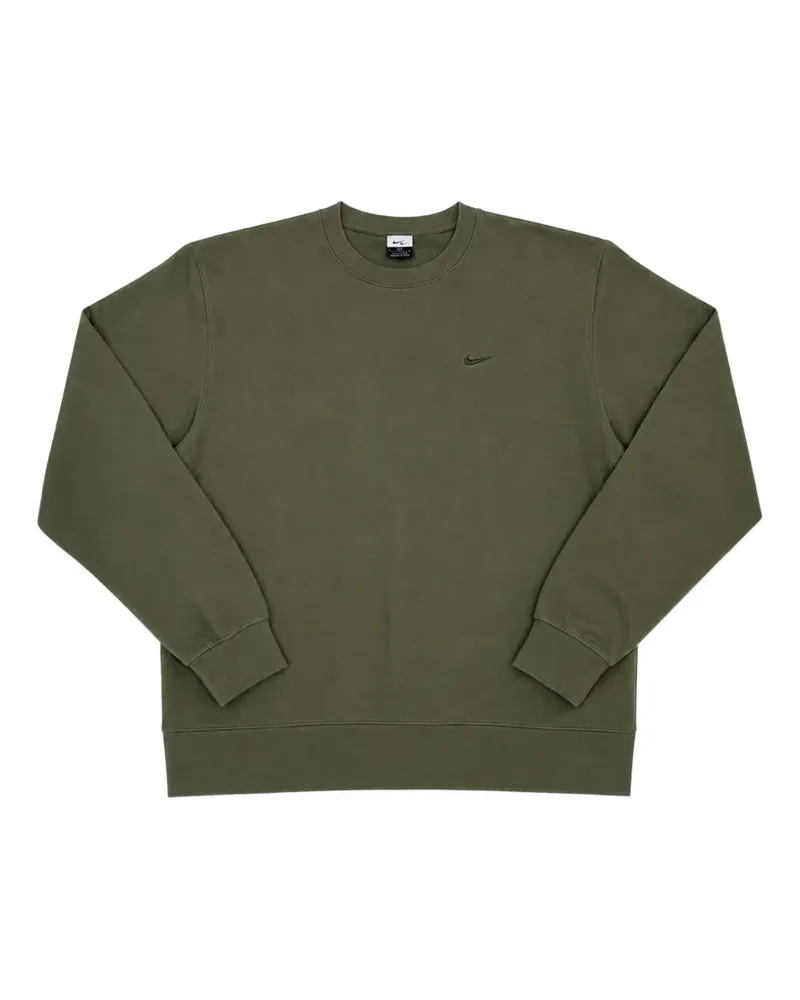 Nike Sweatshirt mit Logo-Stickerei - Grün Grün