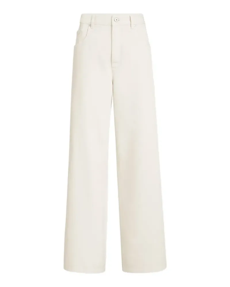 Brunello Cucinelli Jeans mit geradem Bein - Weiß Weiß