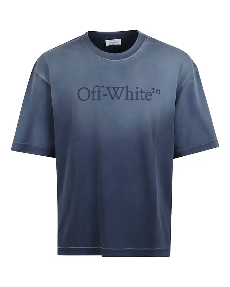 OFF-WHITE T-Shirt mit Ombre-Effekt - Blau Blau