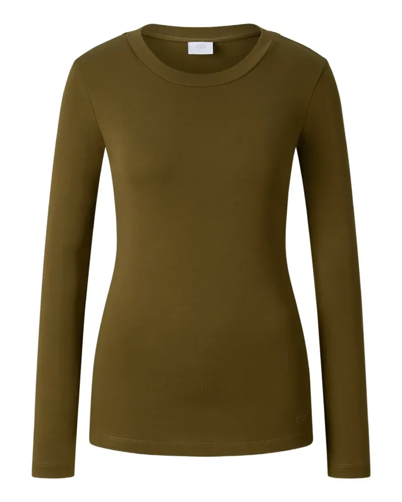 Bogner Nikini T-Shirt mit Logo-Stickerei - Grün Grün