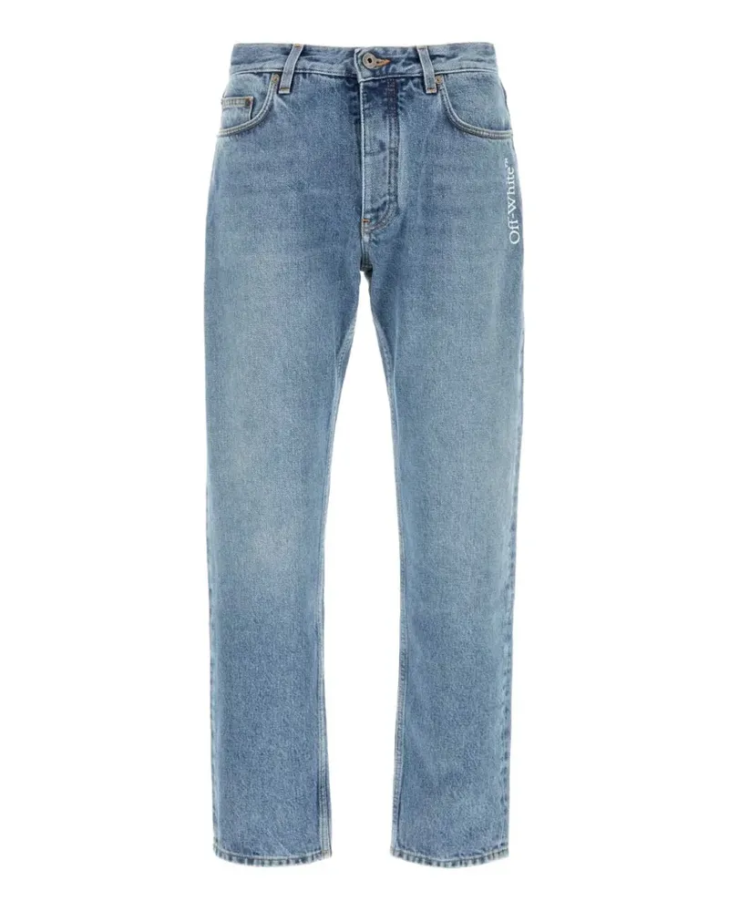 OFF-WHITE arrow tapered jeans - Blau Blau