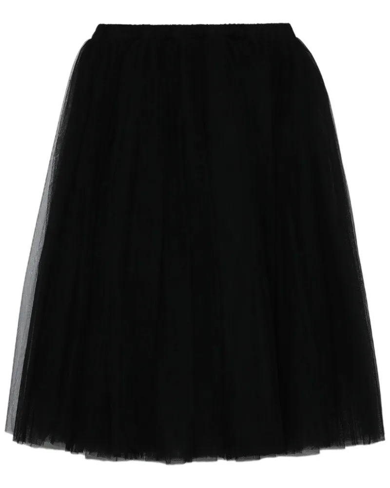 Comme des Garçons Midirock aus Tüll - Schwarz Schwarz