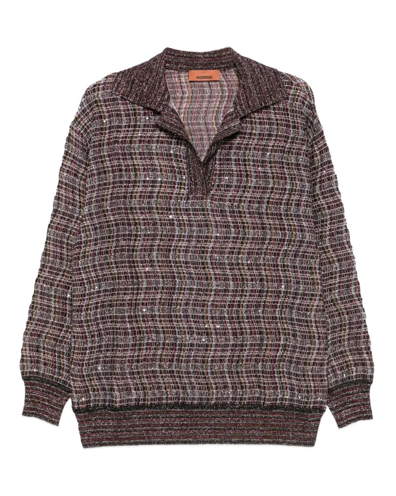 Missoni Pullover mit V-Ausschnitt - Braun Braun