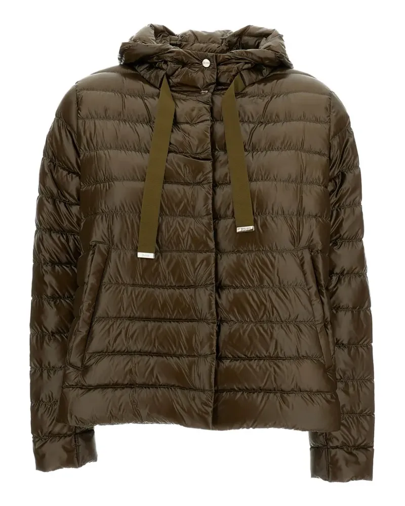 Herno Gesteppte Kapuzenjacke - Grün Grün