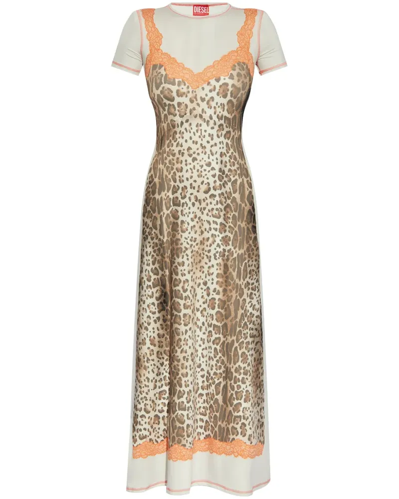 Diesel D-Ile Midikleid - Nude Nude
