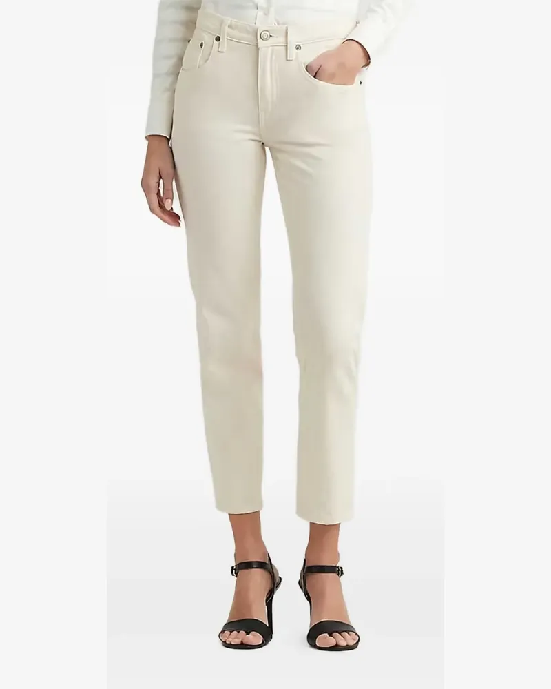 Ralph Lauren Jeans mit hohem Bund - Nude Nude