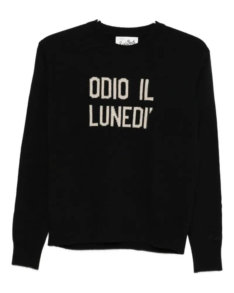 MC2 Saint Barth Pullover mit rundem Ausschnitt - Schwarz Schwarz