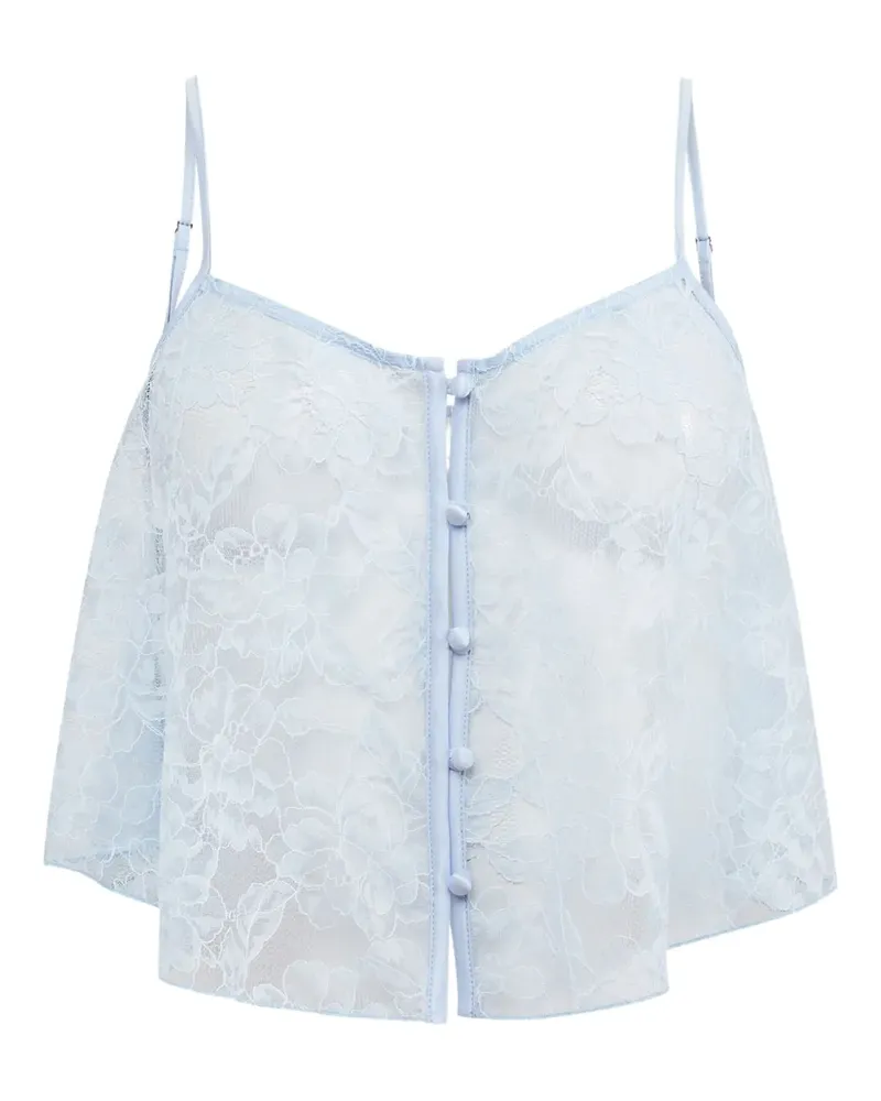 Fleur Du Mal Jasmin Tanktop - Blau Blau