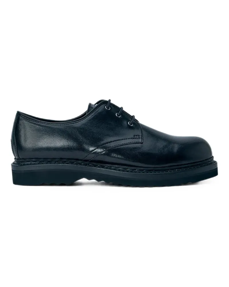 Our Legacy Trampler polished leather derby shoes - Schwarz Schwarz