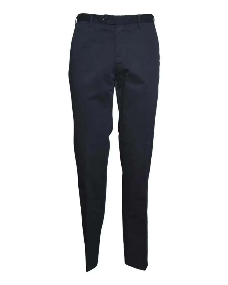 Luigi Bianchi Mantova pressed-crease tailored trousers - Blau Blau