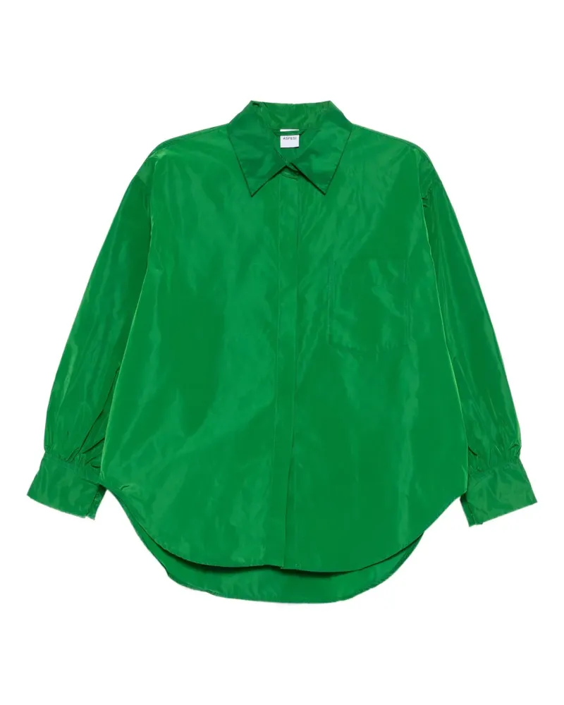 ASPESI Hemd mit Brusttasche - Grün Grün