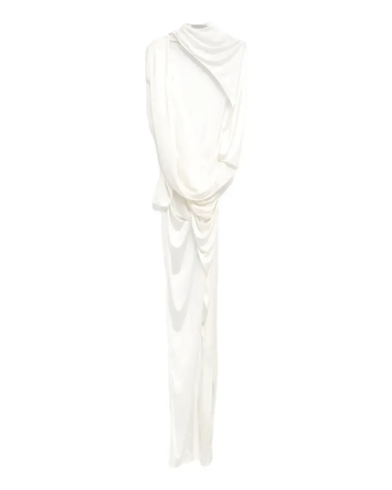 Gucci Drapierte One-Shoulder-Robe - Weiß Weiß