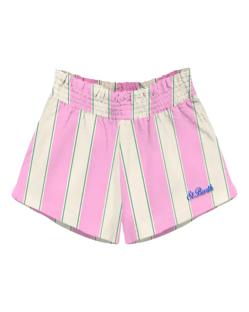 MC2 Saint Barth Maeve striped mini shorts - Rosa Rosa
