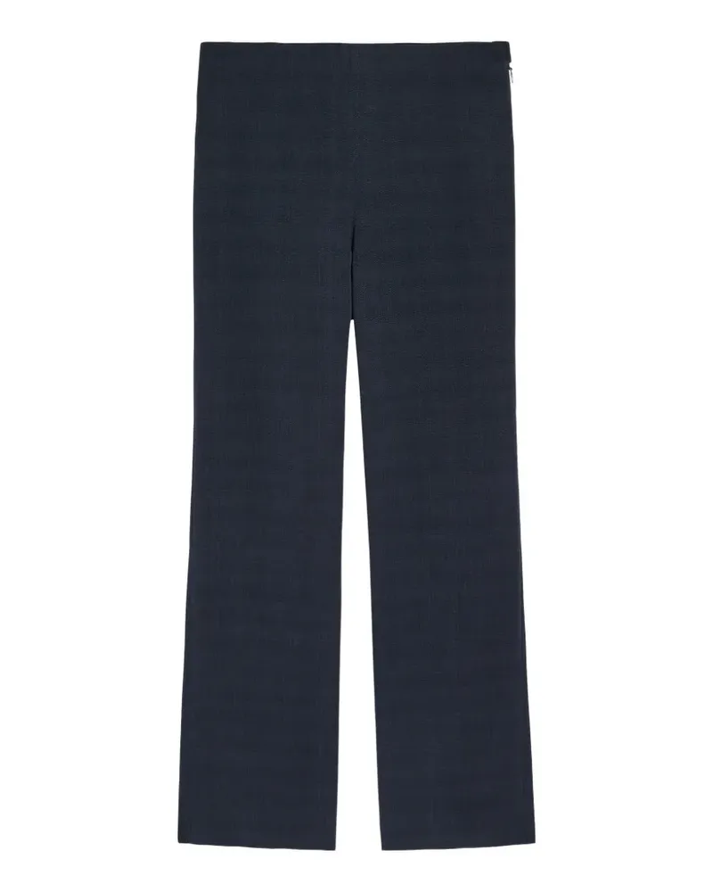 Blazé Milano high-waisted straight-leg trousers - Blau Blau