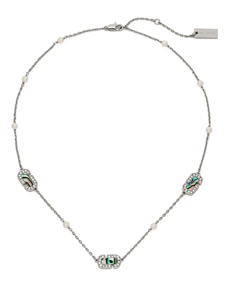 Marc Jacobs The Abalone Halskette - Silber Silber
