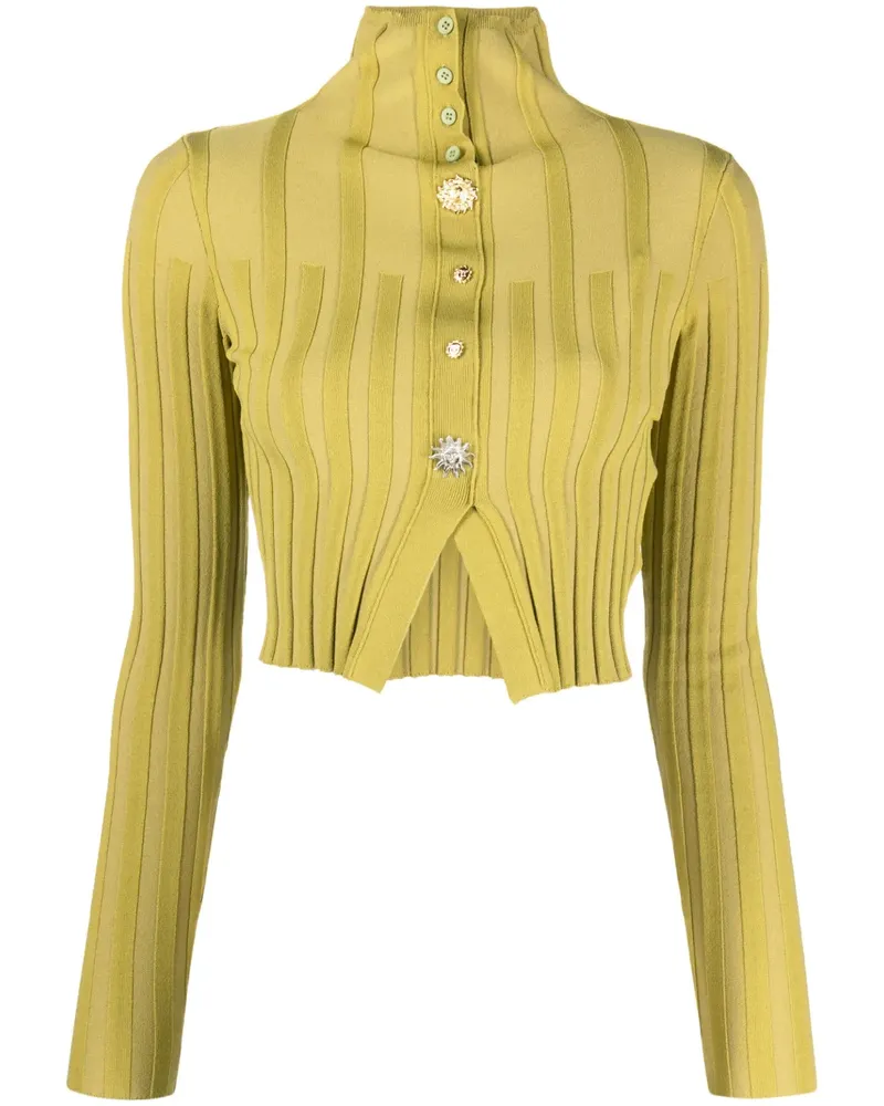 Jacquemus Cardigan mit Knopfverschluss - Grün Grün