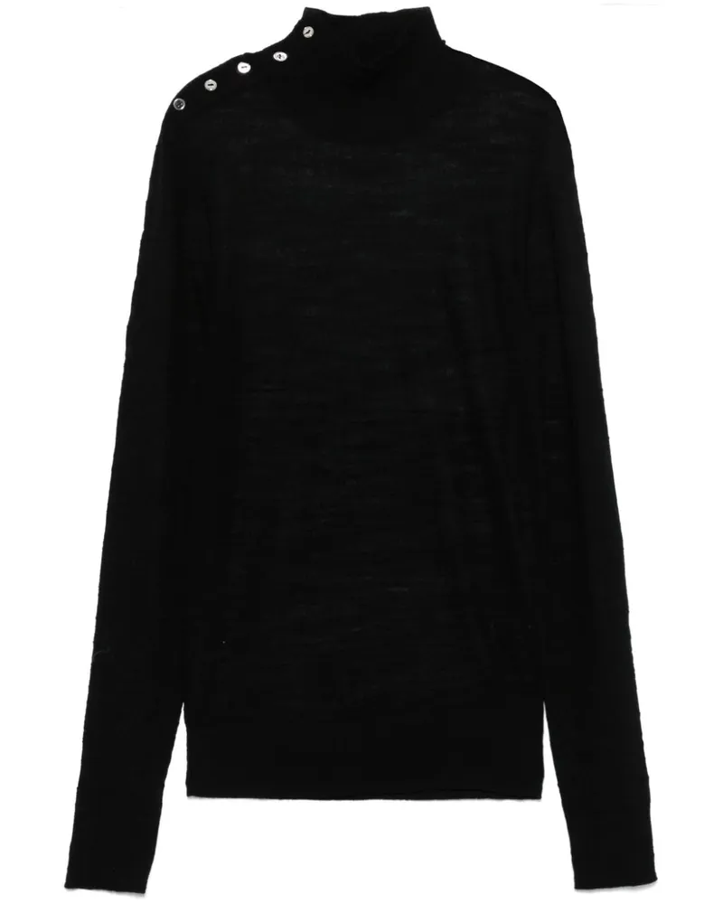 Totême Gerippter Pullover - Schwarz Schwarz