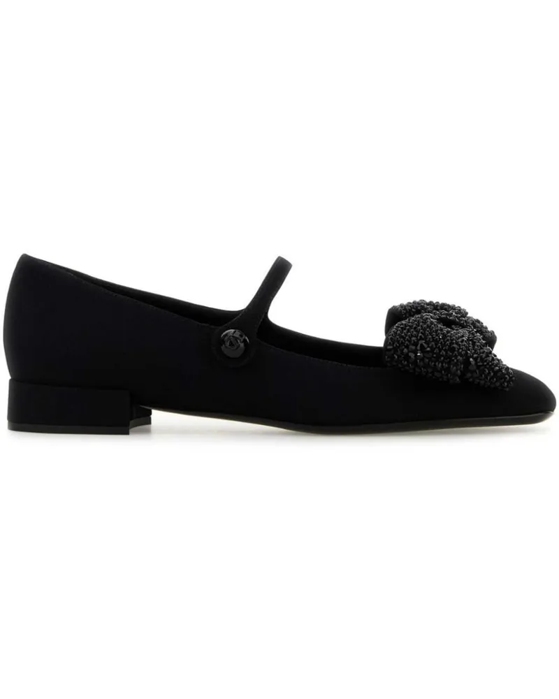 Valentino Garavani Bowjane Ballerinas - Schwarz Schwarz