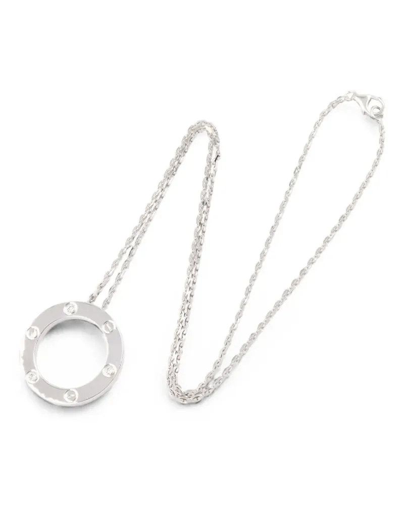 Cartier 2010s Love Circle diamond necklace - Silber Silber