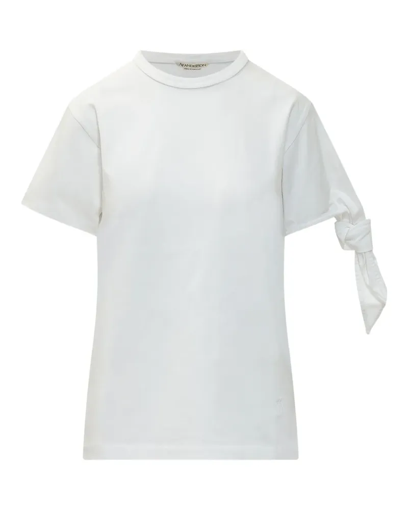 J.W.Anderson knot-detail T-shirt - Weiß Weiß