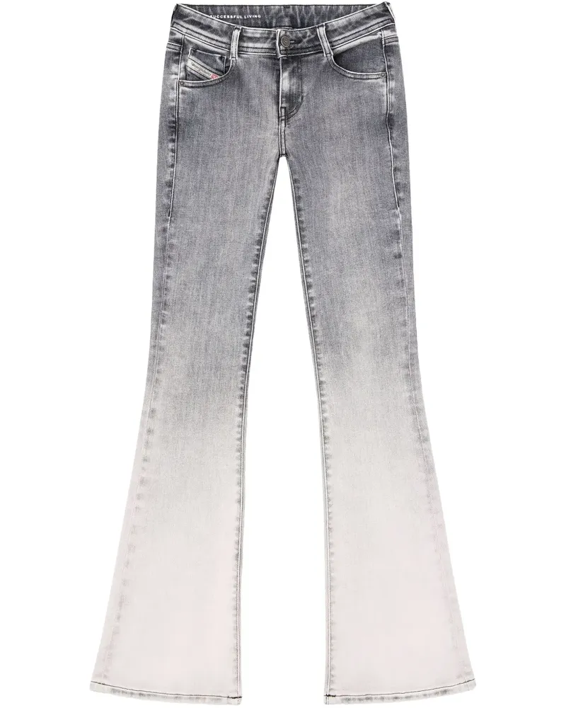 Diesel 1969 D-Ebbey Bootcut-Jeans - Grau Grau