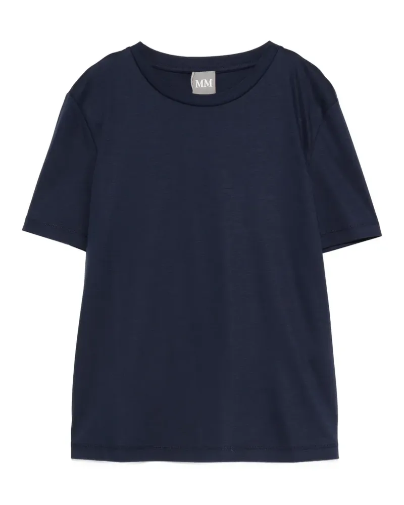 Max Mara Mmlastice T-Shirt mit rundem Ausschnitt - Blau Blau