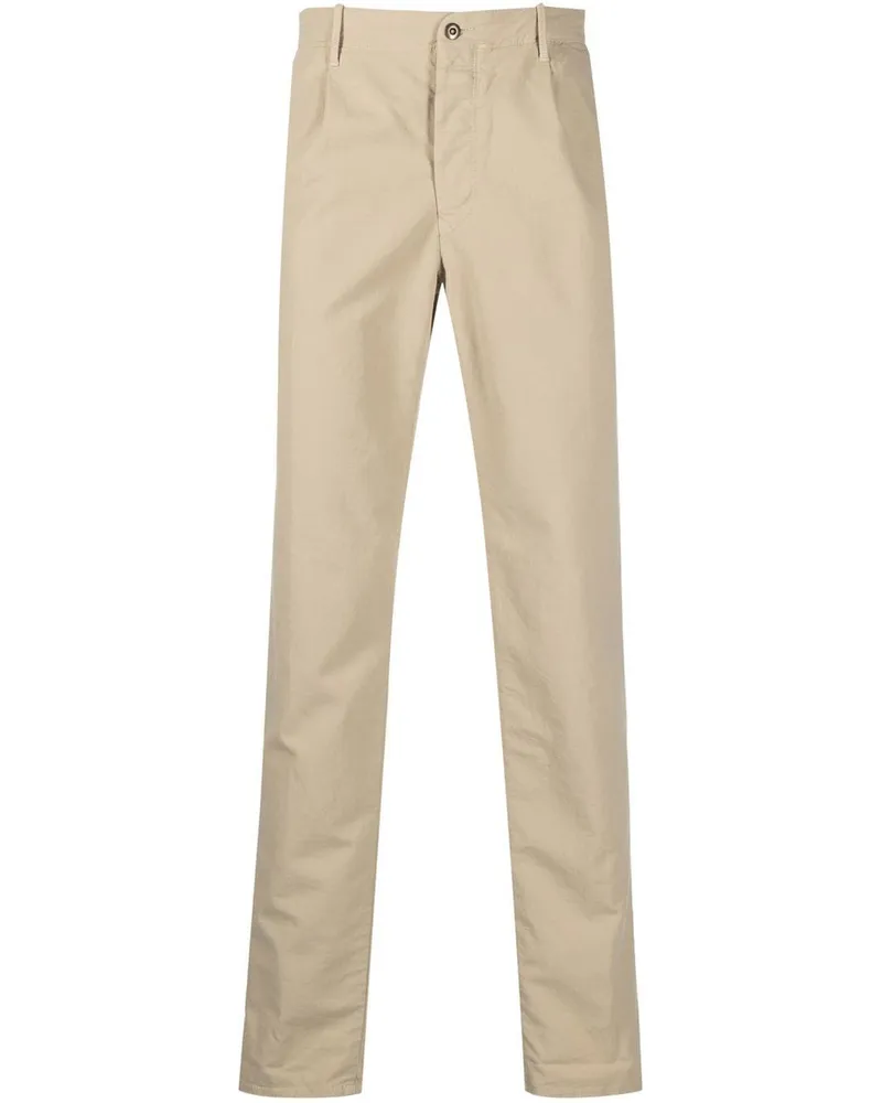 Incotex Bundfaltenhose mit geradem Bein - Nude Nude