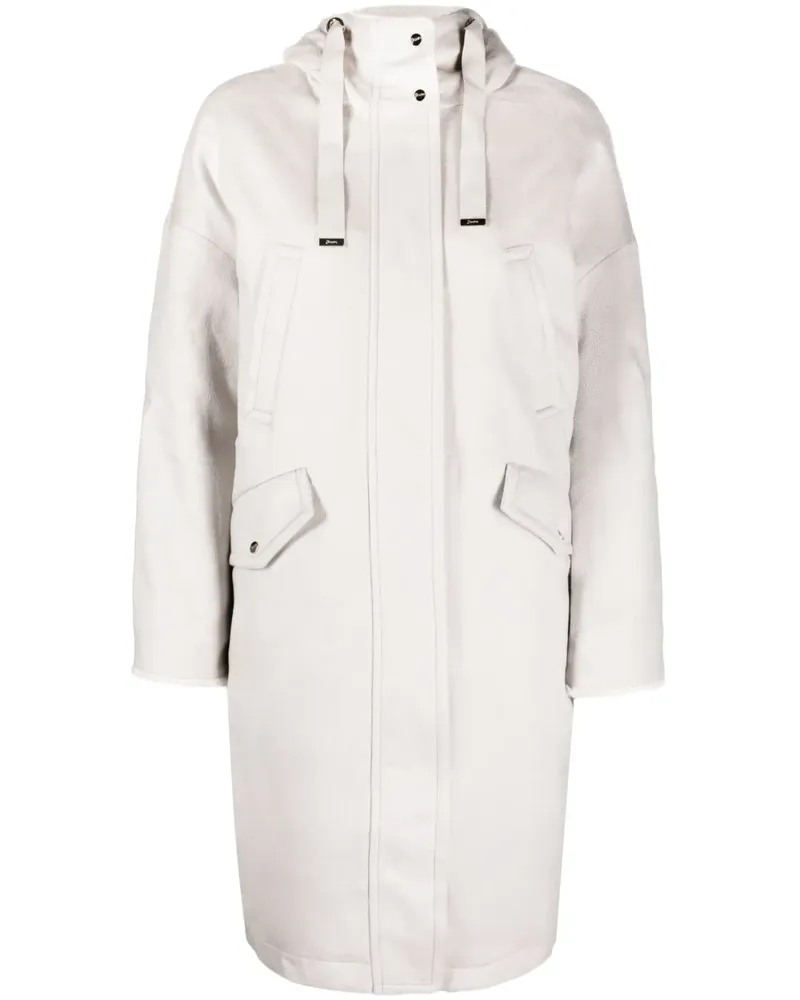 Herno Kaschmirparka mit Kapuze - Nude Nude