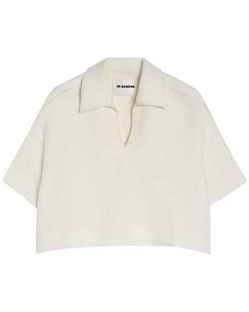 Jil Sander Klassisches Poloshirt - Weiß Weiß