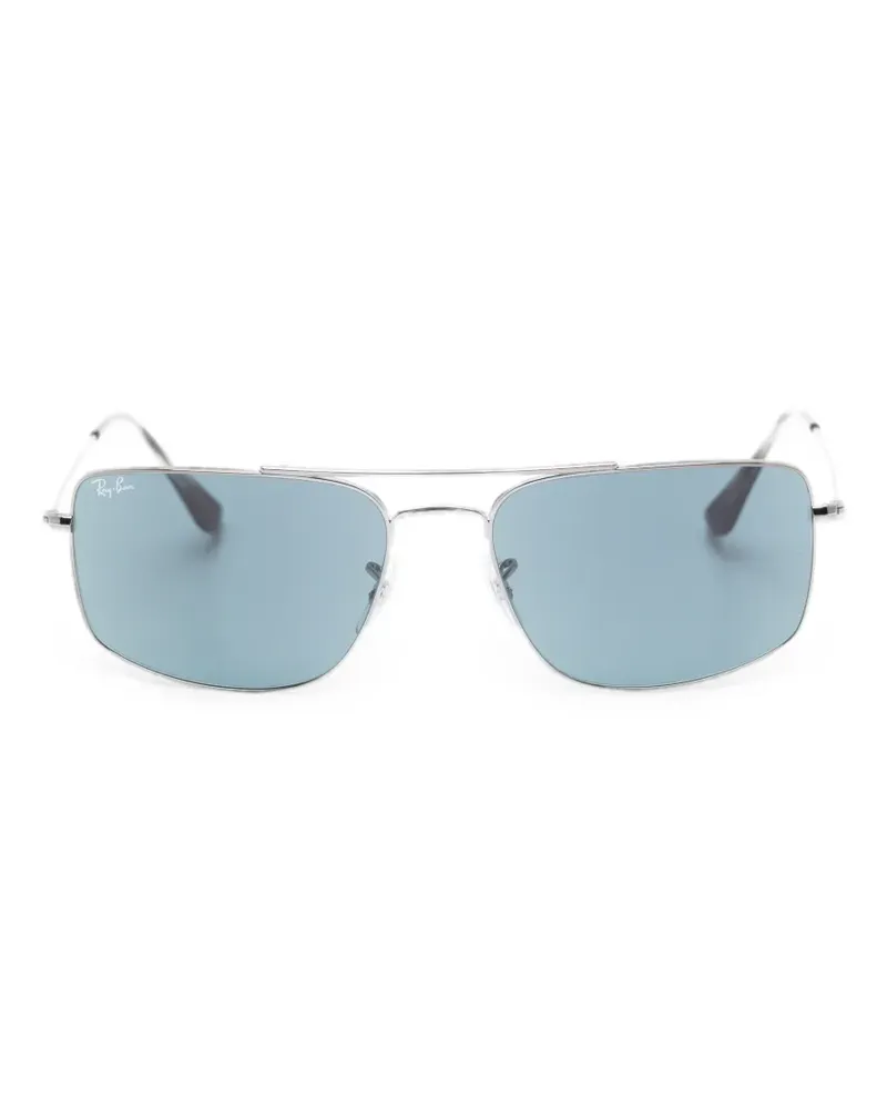 Ray Ban Explorer 3 Sonnenbrille mit geometrischem Gestell - Silber Silber