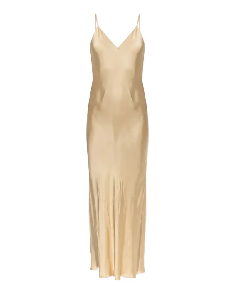 Isabel Marant Nevana Kleid mit Satin-Finish - Nude Nude
