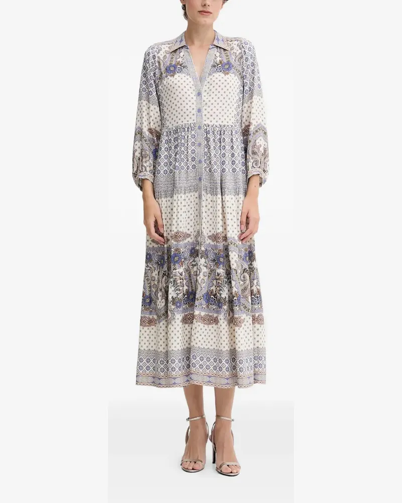 Hale Bob Zora floral maxi dress - Blau Blau