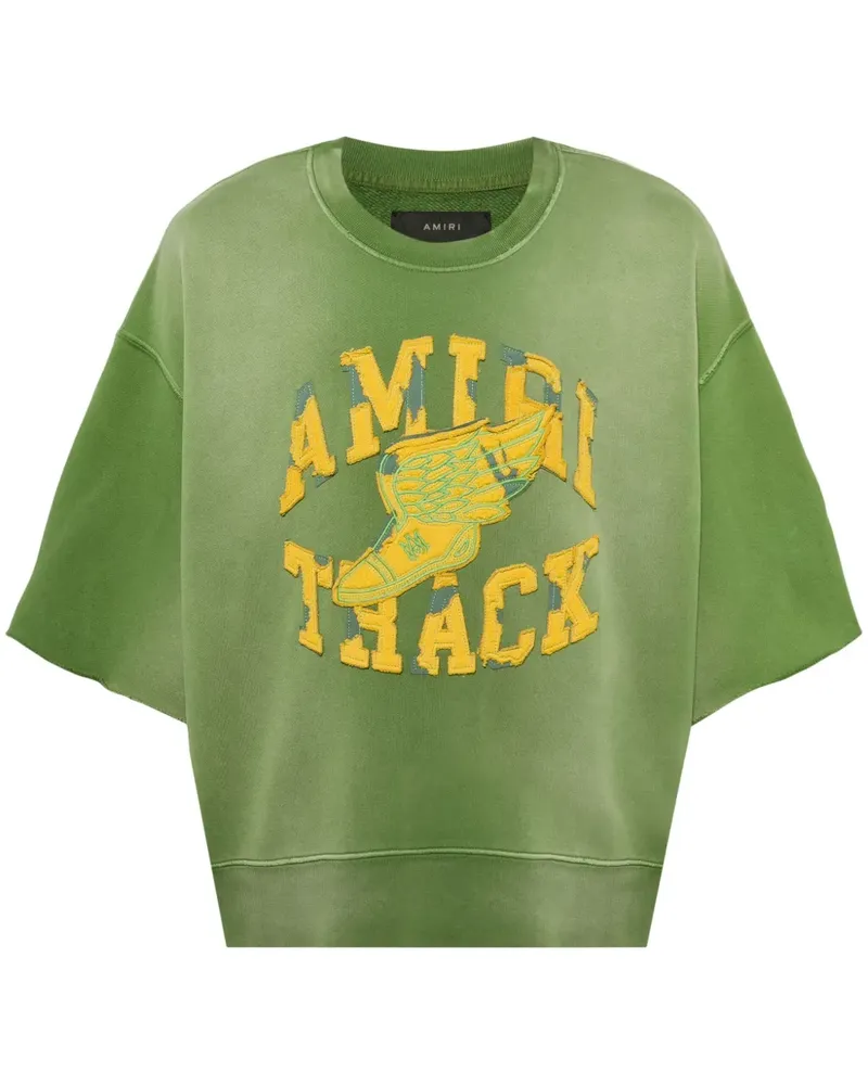 Amiri Kurzärmeliges Sweatshirt - Grün Grün