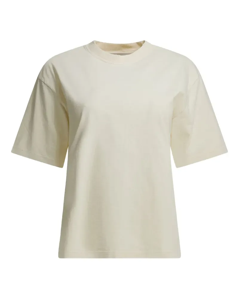 Golden Goose T-Shirt mit Logo-Patch - Weiß Weiß